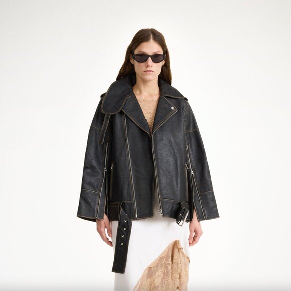 Malene Birger Beatrisse Leather Jacket - Picture 2 of 8